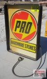 Pro Hardware Stores 120V Lighted Sign, Unknown