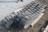 DRB Skid Steer Rubber Tracks 400x52x86 (Look New But Dirty) JCB Compact Track Loader 1110T JCB