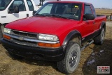 2002 Chevrolet S10 Extended Cab Pickup Truck, VIN # 1GCCT19W528183272