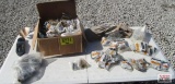 Tire Chain, Box Of Chain Links & Misc