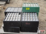 Black & Green Bolt Organizers (Empty)