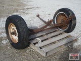 Axle Assembly With Tires & Springs