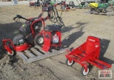 Troy-Bilt...Flex 208cc Power Unit With Mower Deck, 3000 PSI Pressure Washer 2.5 GPM & Dethacher
