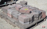 40 +/- Windsor Savannah Red Retaining Wall Blocks 8