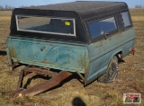 Pickup Truck Bed Trailer With Camper Shell (Off Road Only-NO Title)