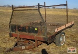 Pickup Truck Flat Bed Trailer With Ladder Rack (Off Road Only-NO Title)