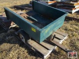 Lawn Tractor Yard Cart Green