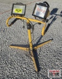 Tripod Halogen Shop Work Light (Seller Said Needs Bulbs)