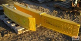 Pair of Yellow Highland Telescopic Ramps 750 lbs. Max.