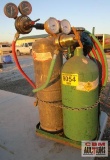 Portable Cutting Torch Set With Oxygen & Acetylene (Seller Said Works)
