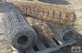 4 Partial Rolls of Woven Wire