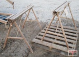 Metal Sawhorses...