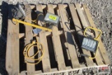 Halogen Shop Work Light On Bar &...Halogen...Single Shop Light Yellow