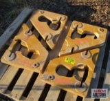 4-Counterweights P# 345-5147 For Caterpillar Skid Steer Loader(s) 236D, 242D, 246D, 257D, 259D,
