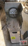 Aluminum Race Car Seat & Steering Wheel