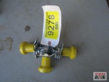 3-Yellow Tractor Steering Wheel Spinners