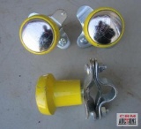 3-Yellow Tractor Steering Wheel Spinners