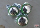 3-Green Tractor Steering Wheel Spinners