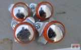 4-Orange Tractor Steering Wheel Spinners