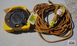 Cord Winder With Cord & 50' Drop Cord Trouble Light