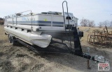 Sun Tracker 24DL Pontoon Boat With Trailer VIN #BU253381192