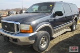 2001 Ford Excursion Multipurpose Vehicle (MPV), VIN # 1FMNU43S41EB99245