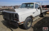 1984 Dodge W150 Bale Bed Pickup Truck, VIN # 1B7HW14T0ES279473