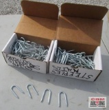 2 Boxes of Zinc Plated Diamond Point Staples 2x5/8