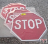 3 Stop Signs