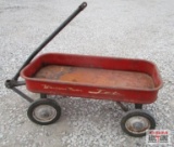 Vintage Jet, Western Flyer Red Wagon, Handle Not Complete