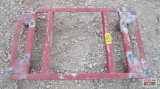4 Wheeled Rolling Cart, Red