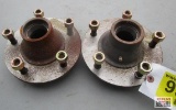Pair 5 Bolt Implement Hubs