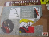 Sunshade Mounting Brackets & Red Canopy