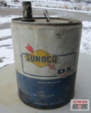 Vintage Sunoco DX 5 Gal Oil Can...