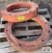 2 bolt on rear tractor wheel weights
