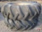 Rear tractor tires 16.9-26 and rims