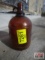 Vintage brown glass bottle