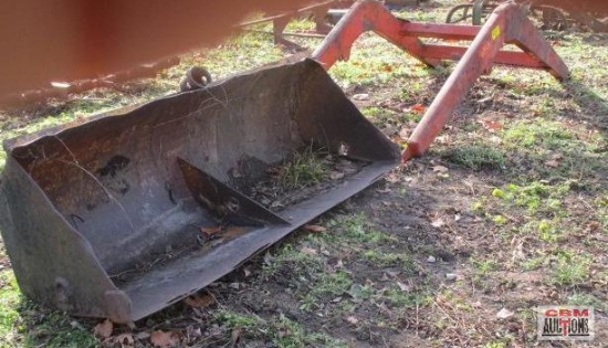 Front loader arms and separate 65" smooth bucket