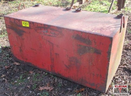 Split transfer fuel tank 23" x 4' x 23"
