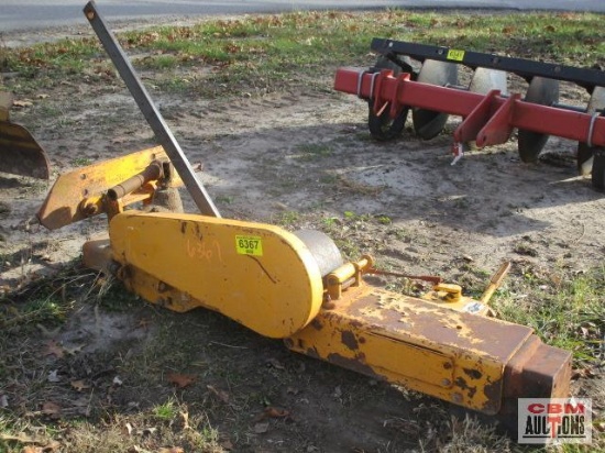 Danuser...fence post driver, MD-6, pto driven, PTO shaft in office