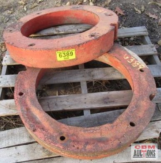 2 bolt on rear tractor wheel weights