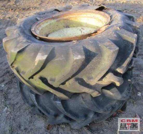 Rear tractor tires 13-24 on rims