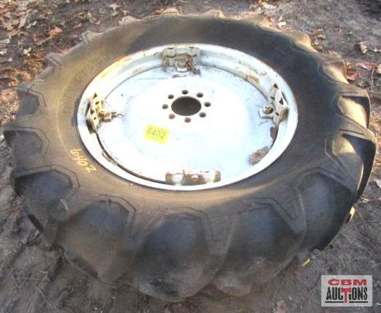 Rear tractor tires 14.9-28 on rim