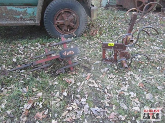 2 Sections of field cultivator sections. Make nice atv food plot tools
