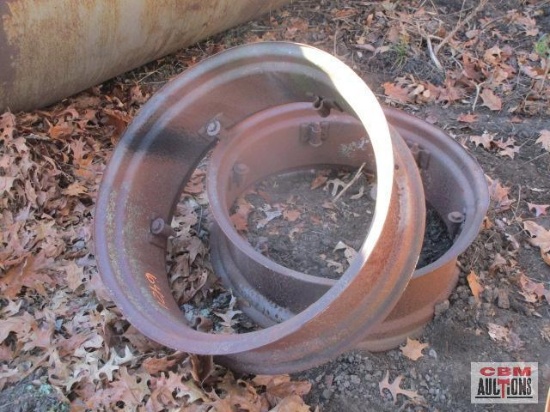 Pair of rear tractor rims