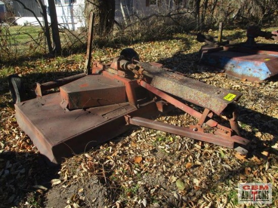 80" Pull type mower, needs work, with pto shaft