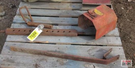 3pt drawbar, pin,steel bar, gear box cover