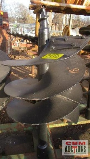 Danuser 18" Post hole auger bit, round drive