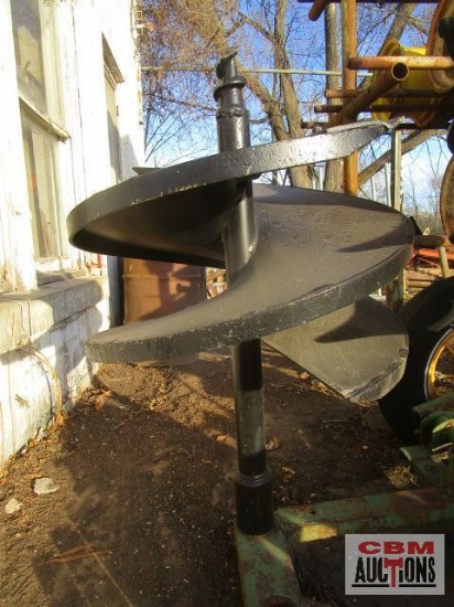 Danuser...24" Post hole auger bit, round drive