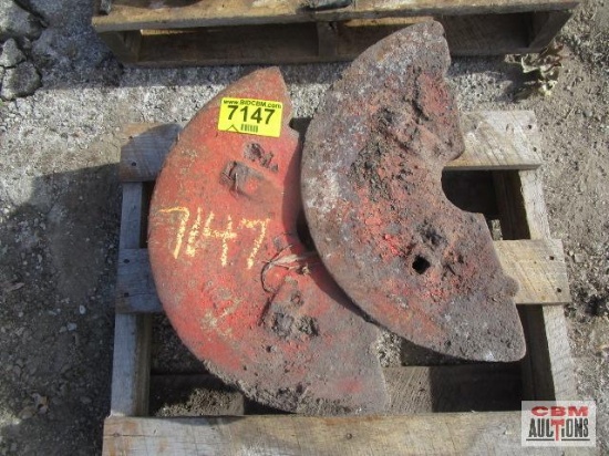 2 Piece front wheel weight